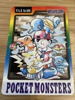 ポケモンカードダス　No000 CARDDASS ポケモン カードダス FILE No.000 スペシャルカード - メルカリ