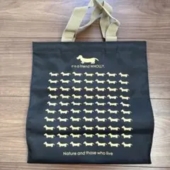 ダックスフンド　エコバッグ　トートバッグ　犬柄