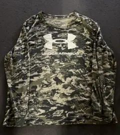 青*海様 UNDER ARMOUR 長袖カットソー 迷彩柄