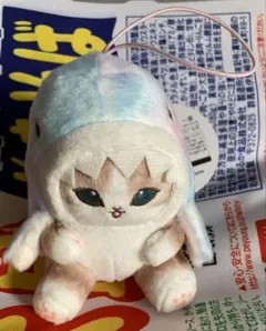 モフサンド　パステルサメにゃん　マスコット　カラフル