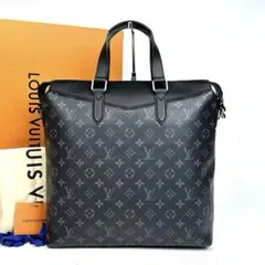 美品】ルイヴィトン LV グリニッジ キュイール トリヨンレザー 2way 黒