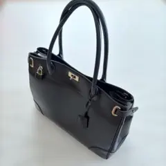 希少】HAMANO 濱野皮革工藝 トートバッグ ブラック カーフスキン 