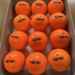 HONMA ゴルフボール D1 オレンジ 12個セット