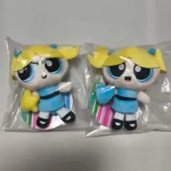 パワーパフガールズ　バブルス つながるぬいぐるみ 2体セット