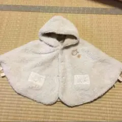 美品ブランシェスポンチョコートマント