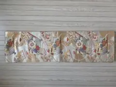 お祝いごと用袋帯　末広　御所車　鼓　訪問着・振袖に最適