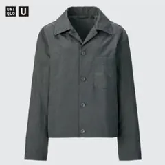 UNIQLO U ダークグレー シャツジャケット
