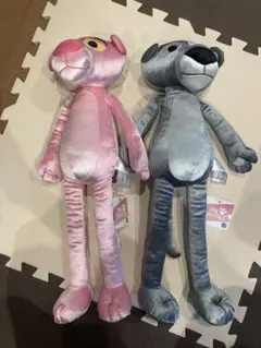 ☆ 激レア ピンクパンサー ぬいぐるみ 2点セット ☆ ピンクパンサー＆パルズ 2L BIGぬいぐるみ 2種セット ガールズ