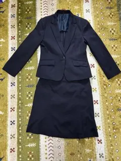 ネイビー スカートスーツセット13号(ジャケット/スカート/パンツ)
