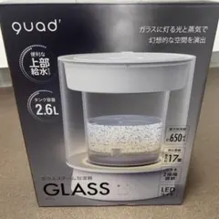 本田翼ちゃん愛用☆【新品未開封】QUADS ガラス スチーム加湿器
