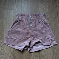 【美品】GU コーデュロイショートパンツ　110