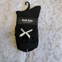 新品未使用☆ Doll Kiss ソックス ブラック リボンのサムネイル
