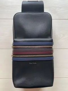 未使用　ポールスミス　メンズ　ボディバッグ　レザー　ゴールド　ウエストポーチ Amazon | [ポールスミス] ボディバッグ ウエストポーチ シマウマ