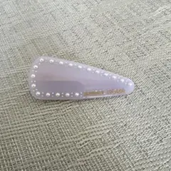 SNIDEL HOME パールヘアピン ラベンダー