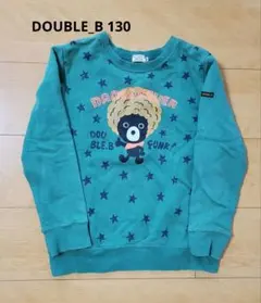 130 DOUBLE.Bトレーナー【ダンシングアフロ犬】