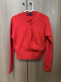 ダブルレイヤーニットカーディガン