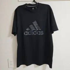 adidas ブラック Tシャツ