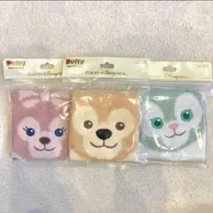 【新品】ダッフィー ジェラトーニ シェリーメイ ミニタオル 3枚セット