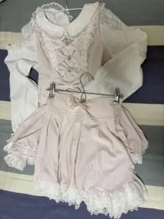 LIZLISA トリプルリボンフリルセットアップ