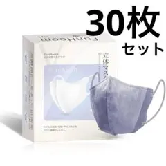 マスク 不織布 使い捨て 小顔 立体型 花粉症 3D パープル 紫 通気性 人気