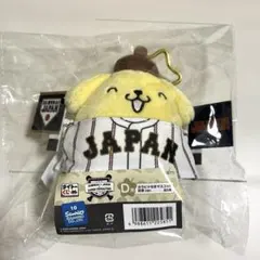 新品未開封　タイトーくじ　侍ジャパン×サンリオキャラクターズ　ポムポムプリン