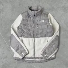 THE NORTH FACE 550フィル デナリダウンジャケット 白 グレー