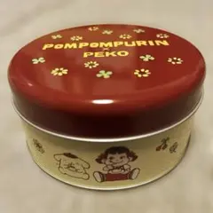 POMPOMPURIN x PEKO ミルキー缶 不二家 サンリオ　ミルキー入り