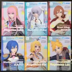 プロセカ　カラフルステージ　バーチャルシンガー　フィギュア　6体セット
