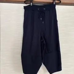 ネイビー ジョガー、サルエルパンツ サイドポケット付き