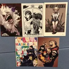 ヒロアカ 呪術廻戦 マッシュルポストカード 5枚セット