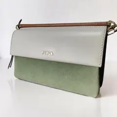 未使用 タグ付き Fulra フルラ フラップ チェーン ショルダー バッグ