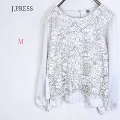 ◆ジェイプレス【M】デザインカットソー ブラウス オフィスカジュアルのサムネイル