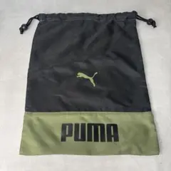 未使用品✨PUMA ドローストリングバッグ シューズケース ナイロン オリーブ