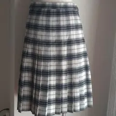 マドモアゼルノンノン　チェックスカート　プリーツ