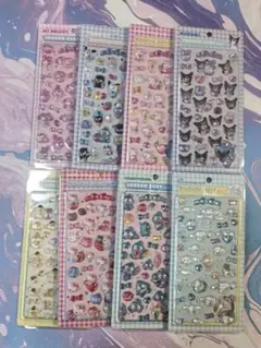 第二弾！ボンボンドロップシール8種セット サンリオkg