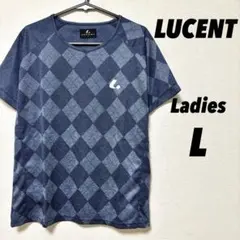 ルーセント テニスウェア ゲームシャツ ユニフォーム レディースL 青