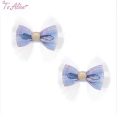 【To Alice】S3094シャイニーアイドルリボンヘアクリップセット