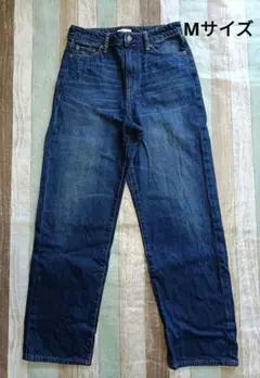 ダークブルー ストレートデニム