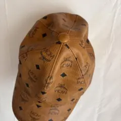 N*様 MCM ロゴプリント ブラウンキャップ　美品　格安　早い物勝ちのサムネイル