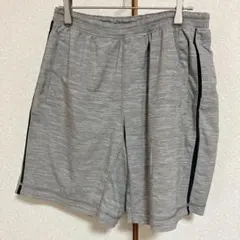 ルルレモン ショートパンツ ストレート M ハーフ パンツ グレー ランニングのサムネイル