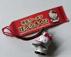 ご当地キティ 根付けストラップ 福岡限定 博多ラーメン Hello Kitty♡