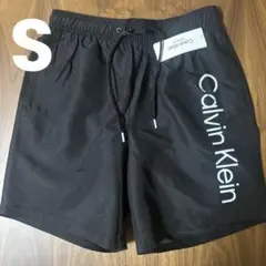 カルバンクライン　水着　ブラック　Sサイズ　黒