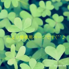 こより様専用ページです(^^♪