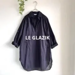 LE GLAZIKルグラジック　BSHOP コットン　スキッパー　シアーブラウスのサムネイル