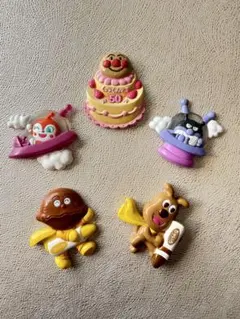 アンパンマン 50周年ケーキ柄 【レア品】磁石5セット