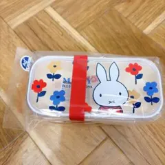 廃盤商品 ミッフィー 2段ランチボックス お花柄 お弁当箱 BW21-3 未使用のサムネイル