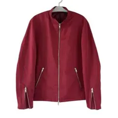 THE SHOP TK ミニマル 中綿 シングルライダースジャケット ブルゾンのサムネイル