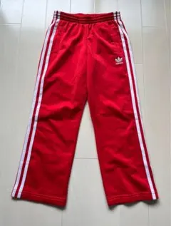 adidas 赤 ストライプ ジャージ 130