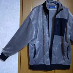 メンズグレー ジップアップジャケット新品未使用Mサイズ