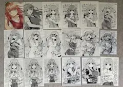 五等分の花嫁 購入特典イラストペーパー 中野一花 講談社マガジン春場